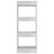 Book Cabinet/Room Divider High Gloss White 40x30x103 cm Engineered Wood