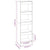 Book Cabinet/Room Divider White 40x30x135 cm