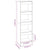 Book Cabinet/Room Divider Black 40x30x135 cm