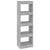Book Cabinet/Room Divider Concrete Grey 40x30x135 cm