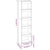 Book Cabinet/Room Divider White 40x30x166 cm