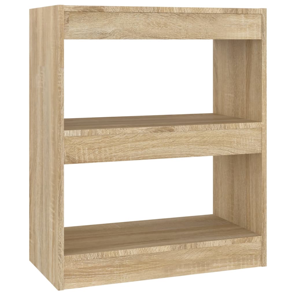 Book Cabinet/Room Divider Sonoma Oak 60x30x72 cm