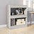 Book Cabinet/Room Divider Concrete Grey 60x30x72 cm