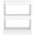 Book Cabinet/Room Divider High Gloss White 60x30x72 cm