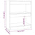 Book Cabinet/Room Divider High Gloss White 60x30x72 cm