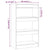 Book Cabinet/Room Divider White 60x30x103 cm Engineered Wood