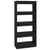 Book Cabinet/Room Divider Black 60x30x135 cm Engineered Wood