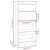 Book Cabinet/Room Divider Black 60x30x135 cm Engineered Wood