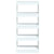 Book Cabinet/Room Divider High Gloss White 60x30x135 cm Engineered Wood