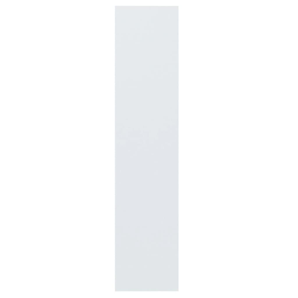 Book Cabinet/Room Divider High Gloss White 60x30x135 cm Engineered Wood