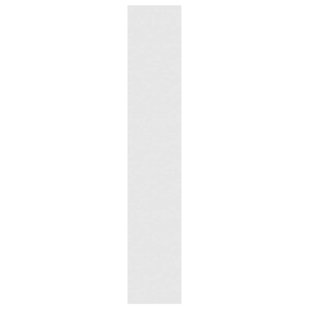 Book Cabinet/Room Divider White 60x30x166 cm Engineered Wood