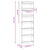 Book Cabinet/Room Divider White 60x30x198 cm