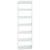 Book Cabinet/Room Divider High Gloss White 60x30x198 cm