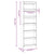 Book Cabinet/Room Divider High Gloss White 60x30x198 cm