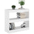 Book Cabinet/Room Divider White 80x30x72 cm