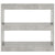 Book Cabinet/Room Divider Concrete Grey 80x30x72 cm