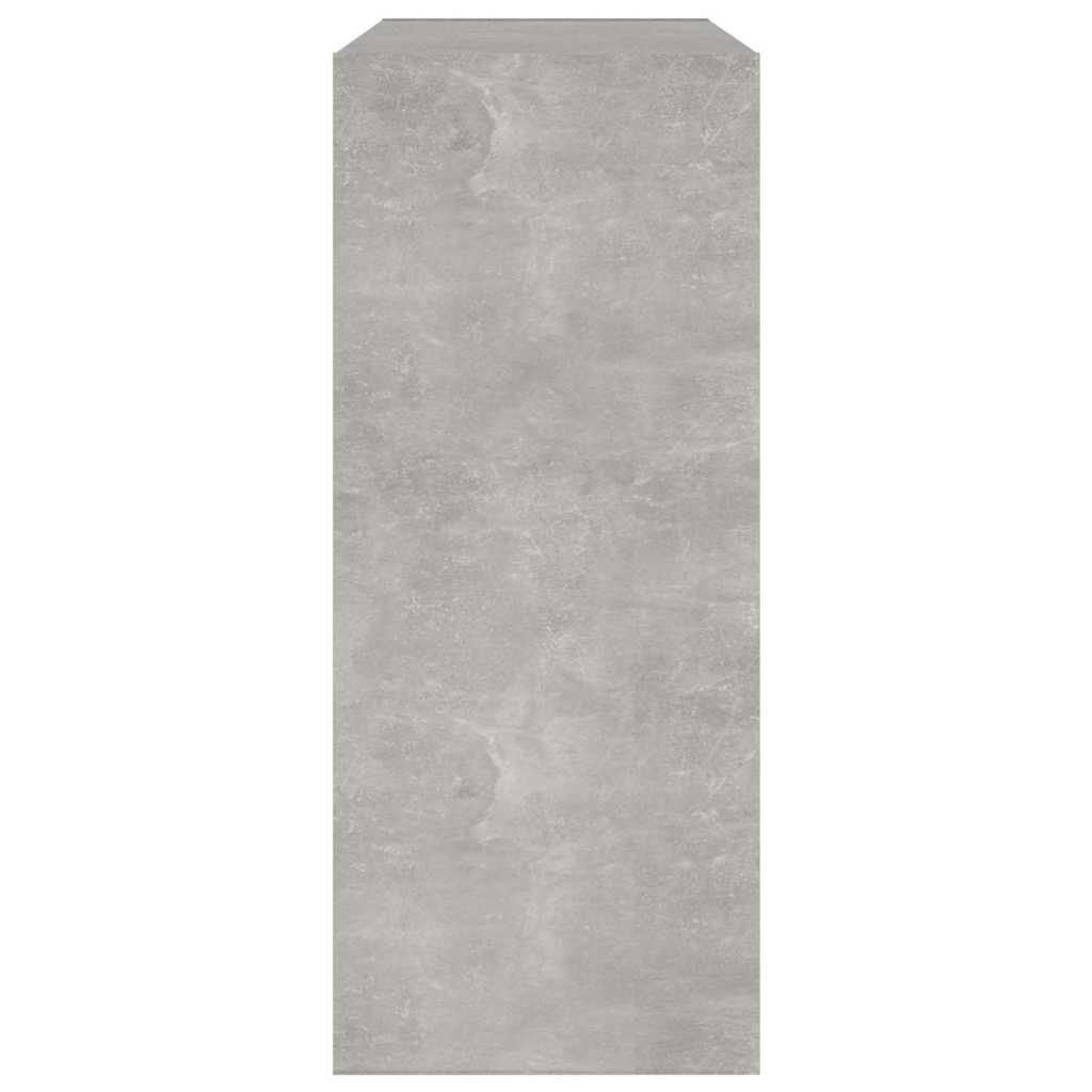 Book Cabinet/Room Divider Concrete Grey 80x30x72 cm