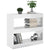 Book Cabinet/Room Divider High Gloss White 80x30x72 cm