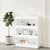 Book Cabinet/Room Divider White 80x30x103 cm Engineered wood