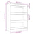 Book Cabinet/Room Divider White 80x30x103 cm Engineered wood