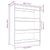 Book Cabinet/Room Divider High Gloss White 80x30x103 cm Engineered wood