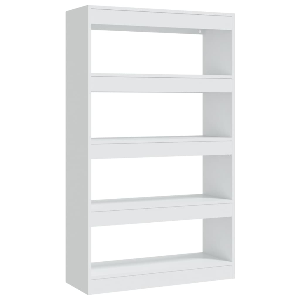 Book Cabinet/Room Divider White 80x30x135 cm Engineered Wood