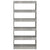 Book Cabinet/Room Divider Concrete Grey 80x30x166 cm Engineered Wood