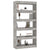 Book Cabinet/Room Divider Concrete Grey 80x30x166 cm Engineered Wood