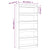 Book Cabinet/Room Divider High Gloss White 80x30x166 cm Engineered Wood