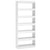 Book Cabinet/Room Divider High Gloss White 80x30x198 cm Engineered Wood