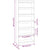 Book Cabinet/Room Divider High Gloss White 80x30x198 cm Engineered Wood