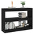 Book Cabinet/Room Divider Black 100x30x72 cm