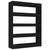 Book Cabinet/Room Divider Black 100x30x135 cm