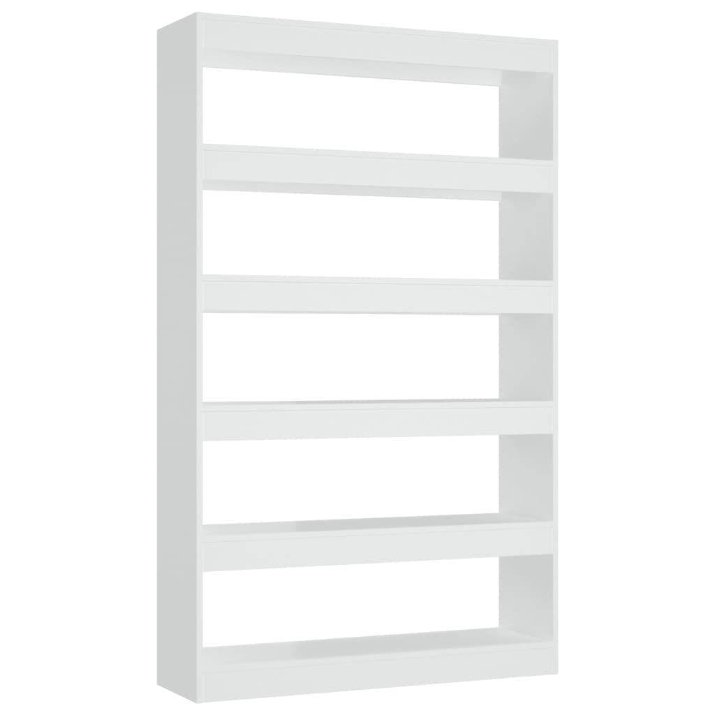 Book Cabinet/Room Divider White 100x30x166 cm