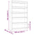 Book Cabinet/Room Divider White 100x30x166 cm