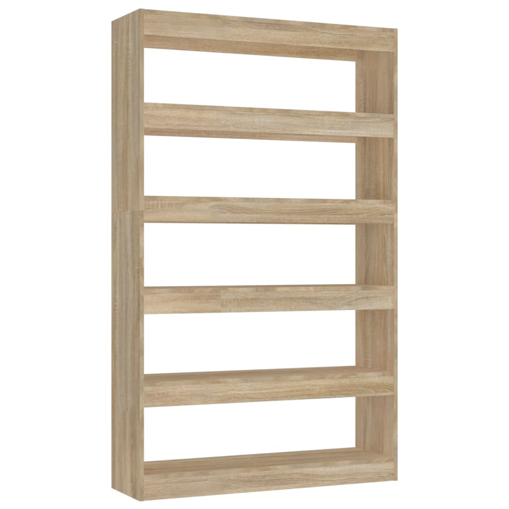 Book Cabinet/Room Divider Sonoma Oak 100x30x166 cm