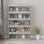 Book Cabinet/Room Divider Concrete Grey 100x30x166 cm