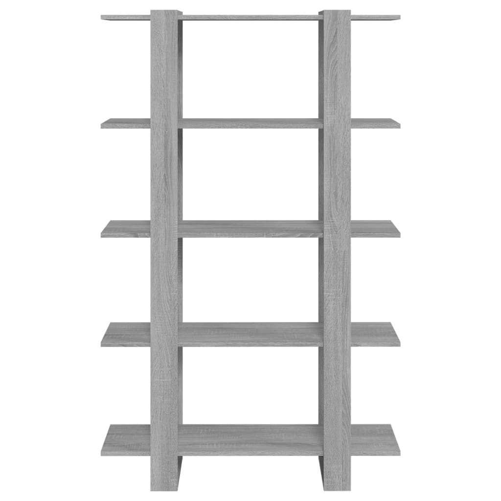 Book Cabinet/Room Divider Grey Sonoma 100x30x160 cm