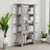 Book Cabinet/Room Divider Grey Sonoma 100x30x160 cm