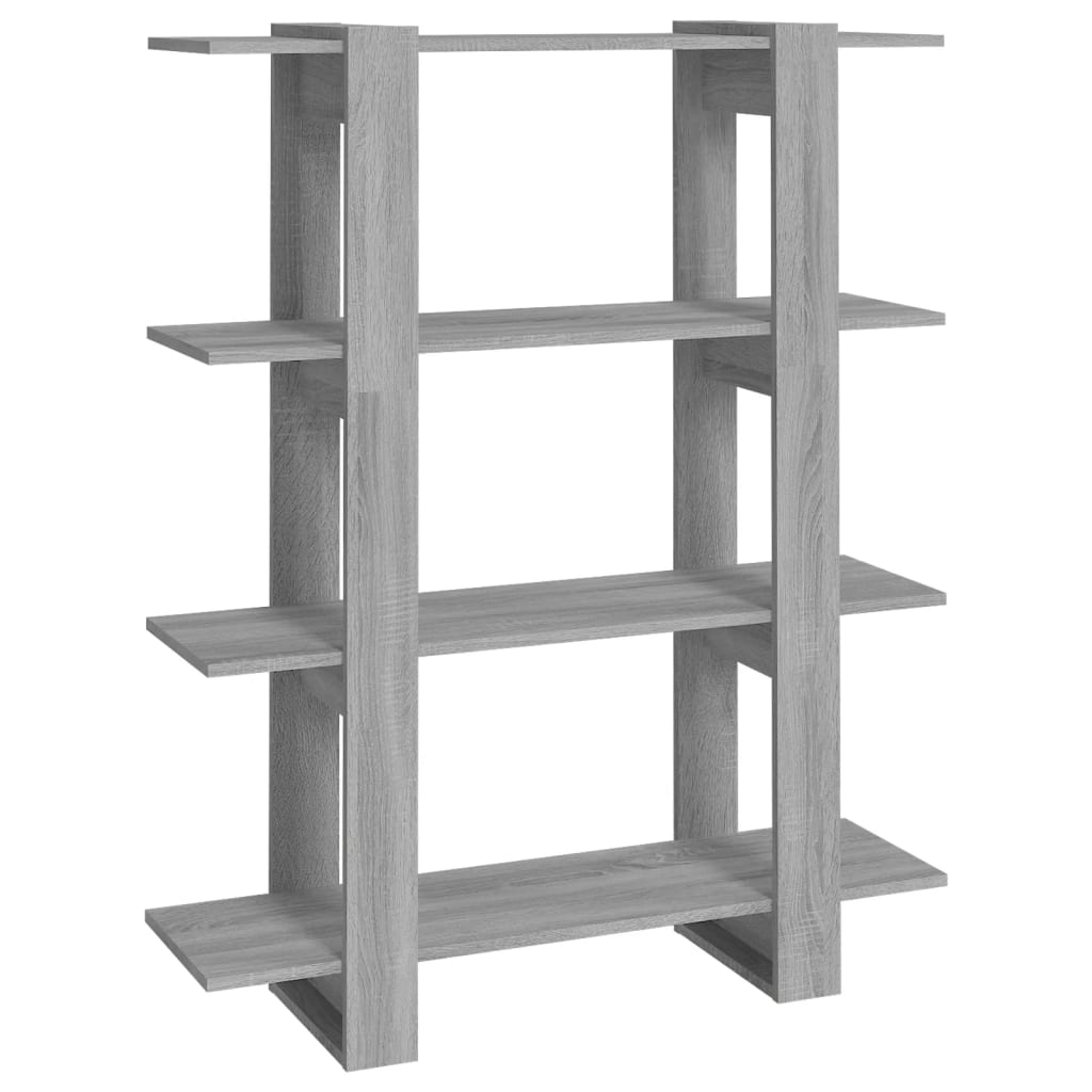 Book Cabinet/Room Divider Grey Sonoma 100x30x123.5 cm