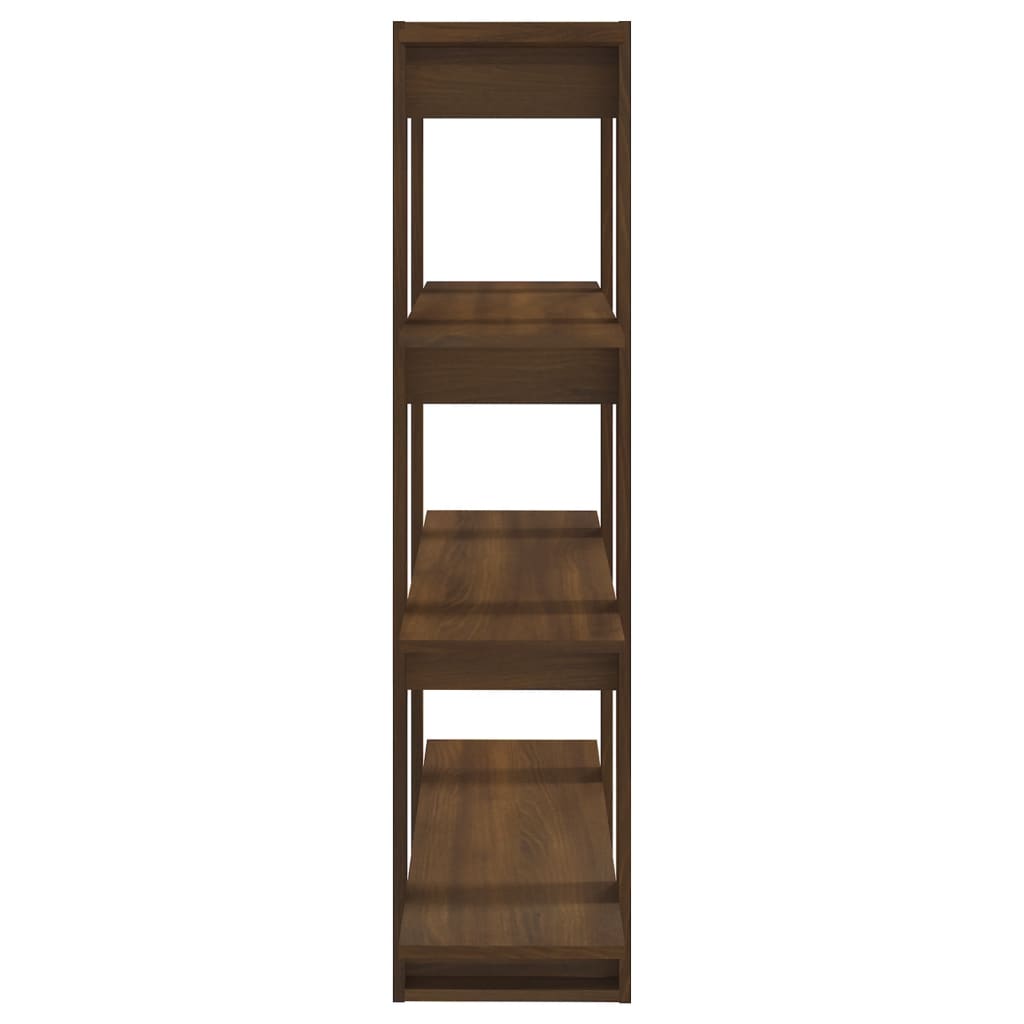 Book Cabinet/Room Divider Brown Oak 100x30x123.5 cm