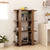 Book Cabinet/Room Divider Brown Oak 80x30x123.5 cm