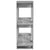 Book Cabinet/Room Divider Grey Sonoma 80x30x87 cm