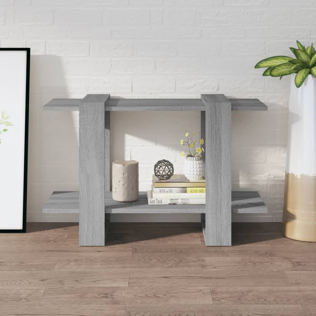 Book Cabinet/Room Divider Grey Sonoma 80x30x51 cm