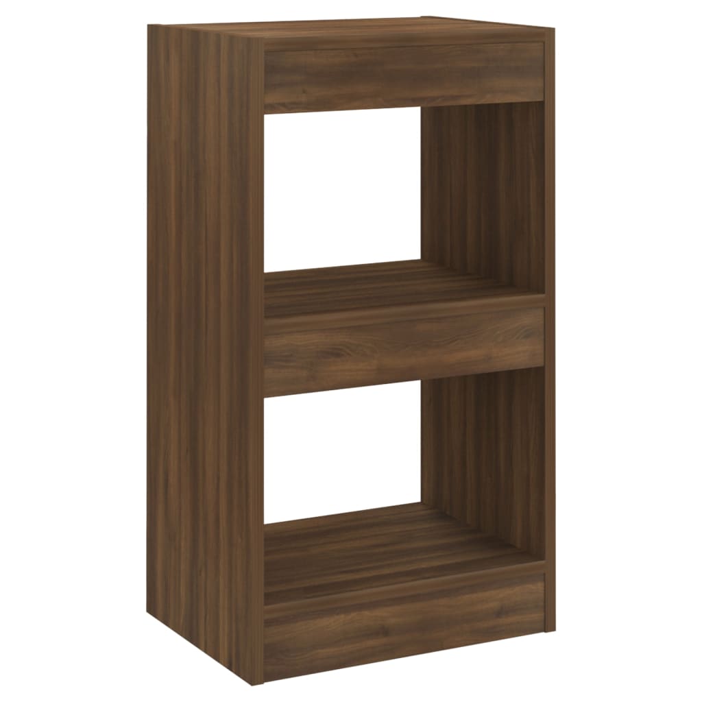 Book Cabinet/Room Divider Brown Oak 40x30x72 cm