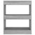 Book Cabinet/Room Divider Grey Sonoma 60x30x72 cm