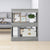 Book Cabinet/Room Divider Grey Sonoma 60x30x72 cm