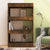 Book Cabinet/Room Divider Smoked Oak 60x30x103 cm Engineered Wood