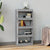 Book Cabinet/Room Divider Grey Sonoma 60x30x135 cm Engineered Wood