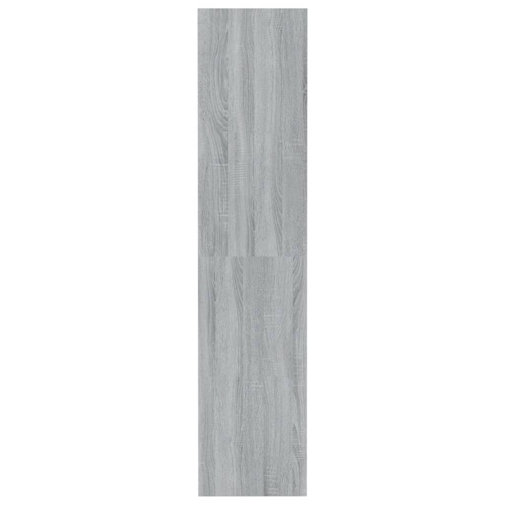 Book Cabinet/Room Divider Grey Sonoma 80x30x135 cm Engineered Wood